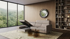 Zeme Chaise 2 Seater Sofa Bed with Storage