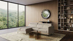 Zeme Chaise 2 Seater Sofa Bed with Storage