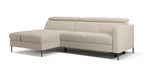 Zeme Chaise 2 Seater Sofa Bed with Storage
