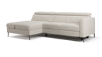 Zeme Chaise 2 Seater Sofa Bed with Storage