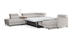 Zuwa Corner Sofa Bed with Recliner & Mini Bar