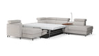 Zuwa Corner Sofa Bed with Recliner & Mini Bar
