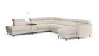 Zuwa Corner Sofa Bed with Recliner & Mini Bar