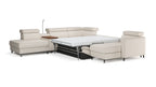Zuwa Corner Sofa Bed with Recliner & Mini Bar