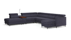 Zuwa Corner Sofa Bed with Recliner & Mini Bar
