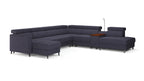 Zuwa Corner Sofa Bed with Recliner & Mini Bar