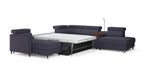 Zuwa Corner Sofa Bed with Recliner & Mini Bar