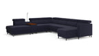 Zuwa Corner Sofa Bed with Recliner & Mini Bar