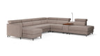 Zuwa Corner Sofa Bed with Recliner & Mini Bar