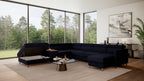 Zuwa Corner Sofa Bed with Recliner & Mini Bar