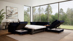 Zuwa Corner Sofa Bed with Recliner & Mini Bar