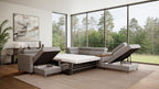 Zuwa Corner Sofa Bed with Recliner & Mini Bar