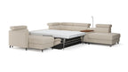 Zuwa Corner Sofa Bed with Recliner & Mini Bar