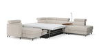 Zuwa Corner Sofa Bed with Recliner & Mini Bar