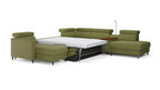 Zuwa Corner Sofa Bed with Recliner & Mini Bar
