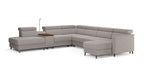 Zuwa Corner Sofa Bed with Recliner & Mini Bar