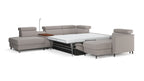 Zuwa Corner Sofa Bed with Recliner & Mini Bar
