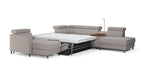 Zuwa Corner Sofa Bed with Recliner & Mini Bar